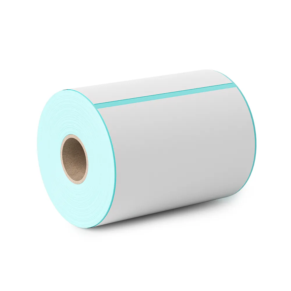 4. Eco Thermal Paper Logistics Label rolls blue liner.webp